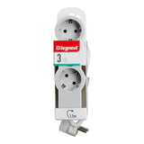 LEGRAND - 694549 Power strip white 3x2P + E with cable 1.5 meters / 1.5mm2 Standard Legrand