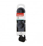 LEGRAND - 694550 Power strip Black 3x2P + E with cable 1.5 meters / 1.5mm2 Standard Legrand