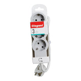 LEGRAND - 694559 Power strip white 3x2P + E with cable 3 meters / 1.5mm2 Standard Legrand