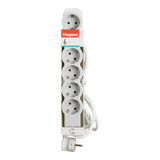 LEGRAND - 694565 Power strip white 6x2P + E with cable 3 meters / 1.5mm2 Standard Legrand