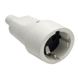 Mobile Socket PVC Rubber Earth 16A 250V White