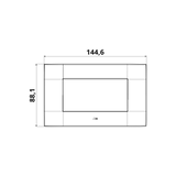 Meta Plate 4 Mod Dark Wood