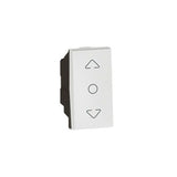 Arteor Curtain Switch Center Off 1 module White