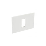 Arteor Plate Italian/US Std 1 module White