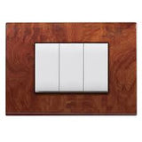 Meta Plate 2Mod Dark Wood (square)